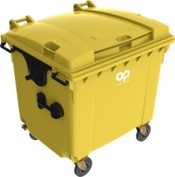 Bote de basura 1100 litros plastic Omnium